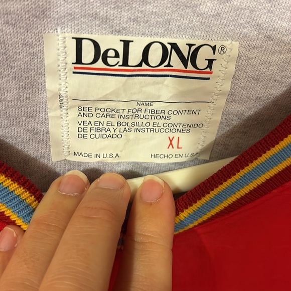 Vintage DeLong Pullover Iowa State Windbreaker - Picture 2 of 4